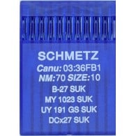 Schmetz Industrial overlock machine needles B 27,81x1, DCx21 SUK SIZE-70/10